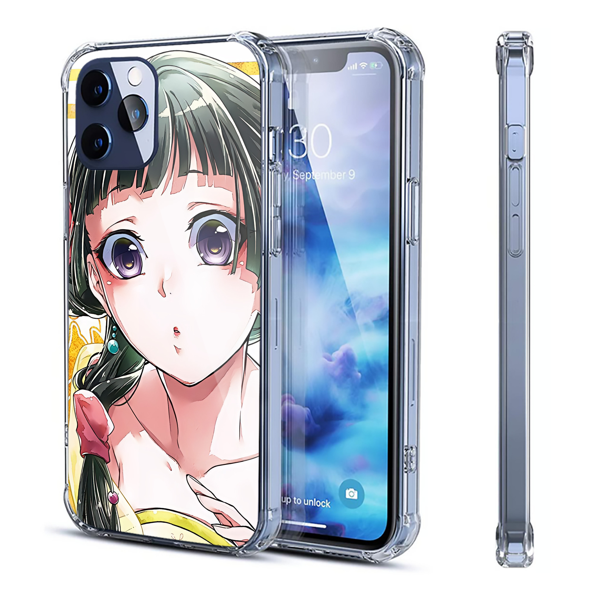 （画像用） 薬屋のひとりごと The Apothecary Diaries 【iPhone 12シリーズ対応】透明スマホケース（クリアソフトケース）